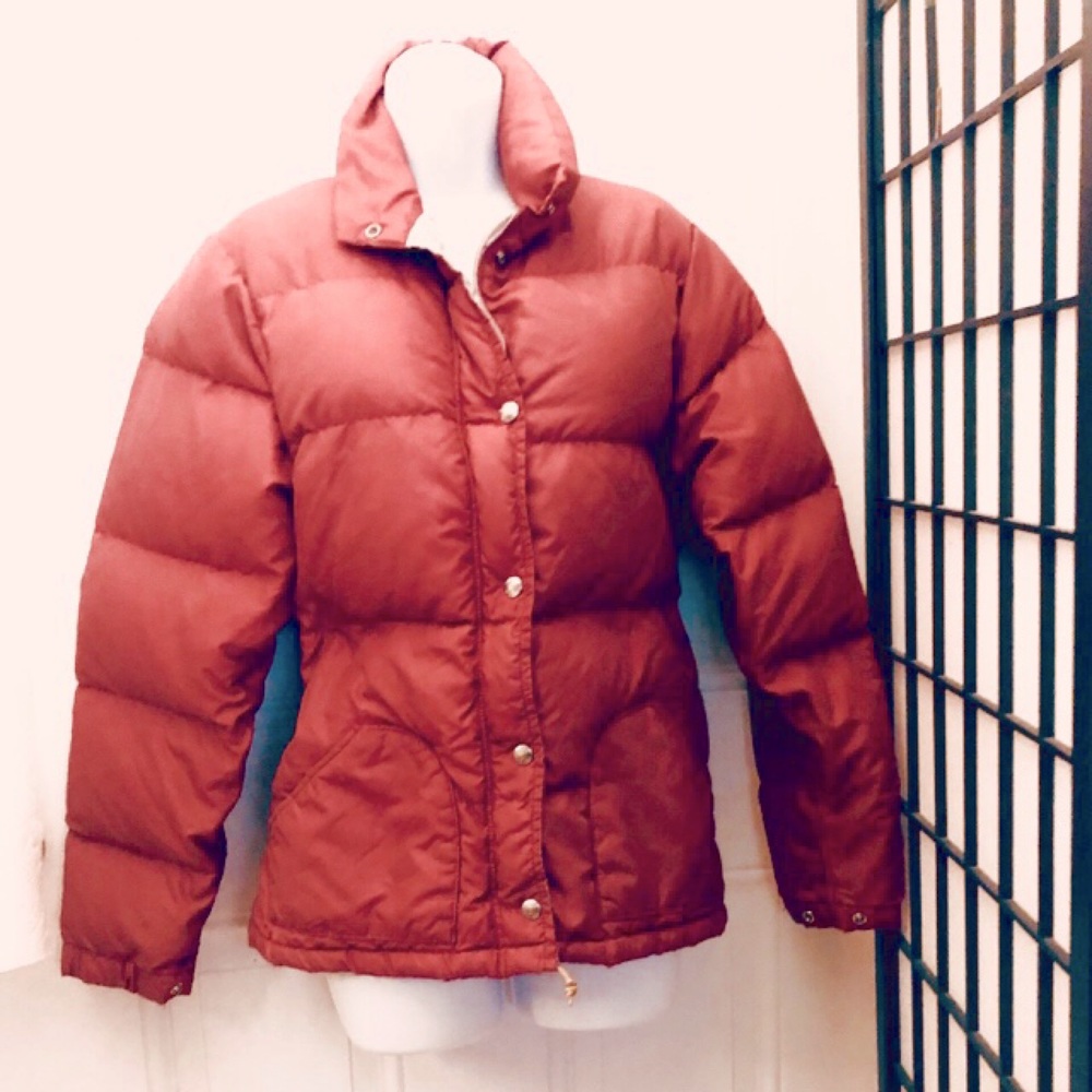 - Woman’s down coat.